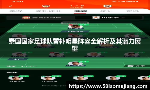 泰国国家足球队替补明星阵容全解析及其潜力展望